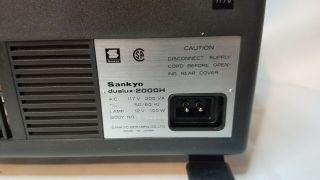 PROJECTOR BIFORMAT 8/8MM SANKYO DUALUX - 2000H - no power cord 4