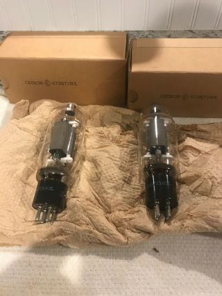 Matching Pair Cetron 572b T160l Tube.  Nos In Boxes