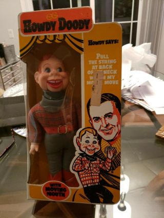 Vintage Howdy Doody Ventriloquist Dummy Doll Box By Goldberger 70s,