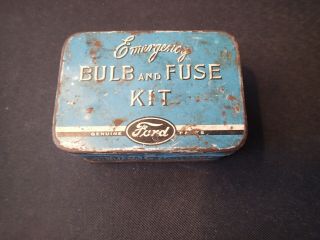 Vintage Ford Emergency Bulb And Fuse Kit Part No 18407