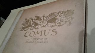 Comus - John Milton - Arthur Rackham - Signed Ltd 1st Ed Hb - No 514/550