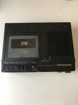 Vintage Marantz PMD201 Portable Dual Power Cassette Recorder With Case 2