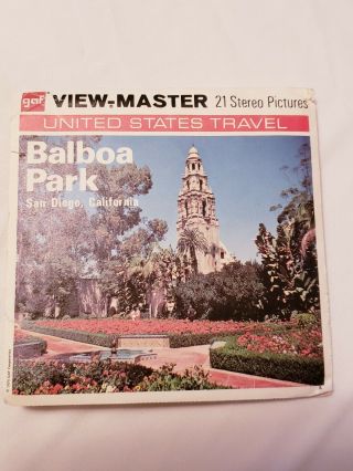Vtg Gaf View - Master Reels A211 Balboa Park