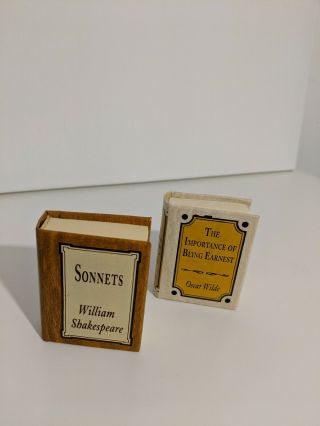 2 Del Prado Miniature Books The Importance Of Being Earnest Oscar Wilde
