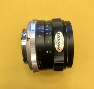 Vintage Minolta Mc W.  Rokkor - Sg 1:3.  5 28mm Camera Lens Japan