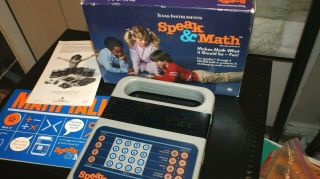 Vintage Texas Instruments 1984 Speak & Math Complete