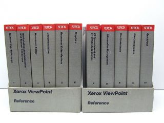 Xerox Viewpoint Version 2.  0 Reference Manuals For The 6085 Volume 1 To 11