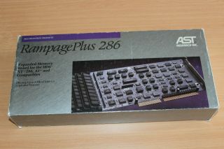 Boxed Ast Rampage Plus 286 Expanded Memory Board For Ibm Xt At Computers