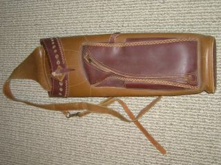 Bear Archery Leather Vintage Back Quiver