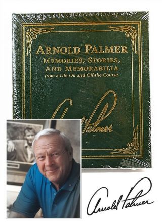 Easton Press Arnold Palmer Memories Stories Memorabilia Signed Limited Edition
