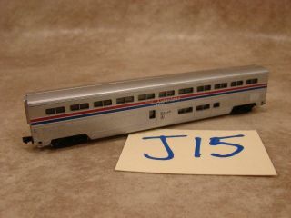 J15b Vintage N Scale Train Passenger Car Amtrak Superliner Coach