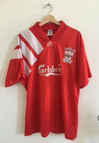 Liverpool 1992 1993 Home Football Shirt Soccer Jersey Adidas Vintage