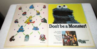 Jim Henson Sesame Street Book ANYBODY CAN PLAY hc 1981 Muppets Bert Ernie Vtg 5