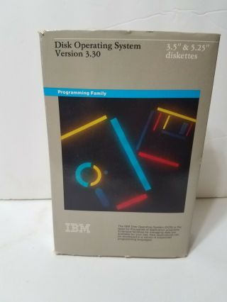 Vintage Software - IBM Disk Operating System version 3.  30 & Mouse 2