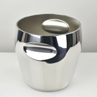 Vtg Alessi Alfa Ice Bucket Design Carlo Mazzeri & Luigi Massoni Stainless Steel 2