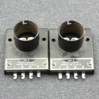 A Pair 4pin Us Western Electric Tube Socket,  Very Suitable 300b,  5z3,  201a,  345,  Etc