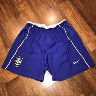 Vtg 90s Nike Brazil National Team Soccer Jersey Uniform Shorts Mens Small Brasil