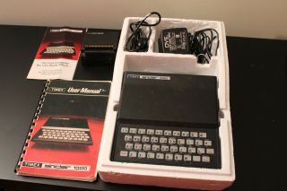 Timex Sinclair 1000 Personal Computer With Power Supply And Ram