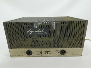 Dynakit (dynaco) St - 70 Stereo Power Amplifier Missing Tubes