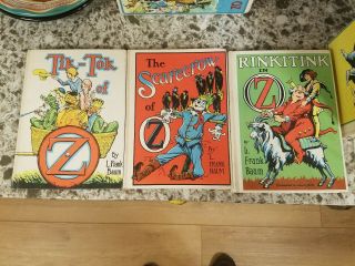 Wizard of Oz,  L Frank Baum,  Full Set of 14,  White Cover Edition,  Reilly & Lee Co 7