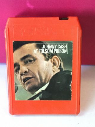 Vintage Johnny Cash At Folsom Prison 8 - Track Tape