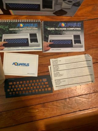 Aquarius Home Computer System - Box Manuals 3