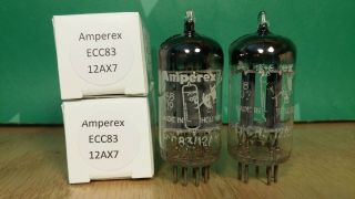 Amperex Bugle Boy 12ax7 Ecc83 Mc5 D - Foil 1957 Vacuum Tubes