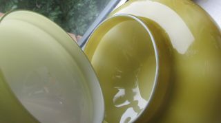 Green Empoli Art Glass Jar Bon Bon Sweets Apothecary Italian Vintage Mid Century 4