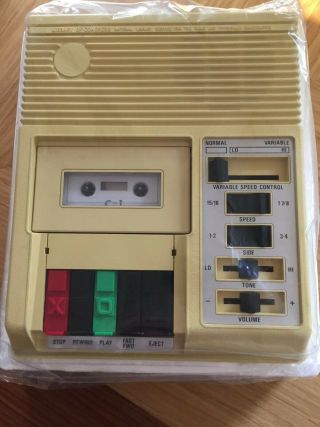 National Library Of Congress Cassette Tape Player For The Blind C - 1 10