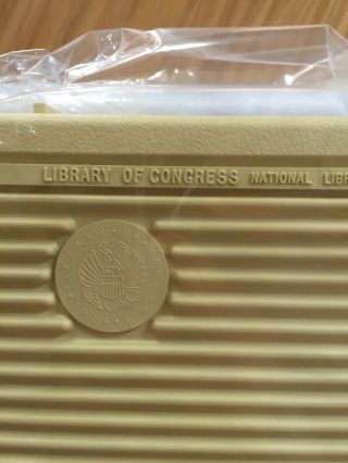 National Library Of Congress Cassette Tape Player For The Blind C - 1 7