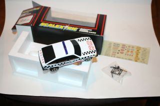 Nos Authentic Vintage Scalextric C.  362 Police Car With Roof Light
