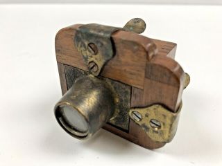 Antique Clip - On Wooden Viewfinder For E.  & H.  T.  Anthony N.  P.  A.  & Others