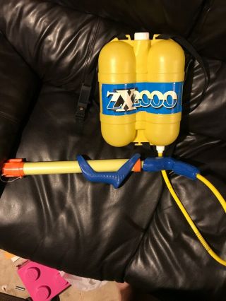 Vintage Zx 2000 Backpack Water Gun Toy