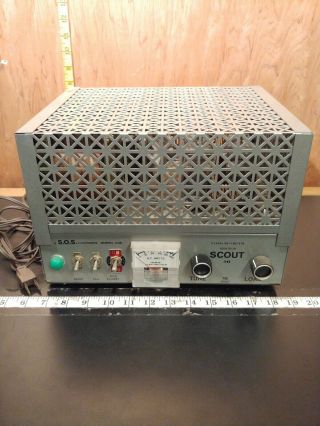 Linear Power Amplifier - 10 - 20 Meters By S.  O.  S.  Electronics " Scout " - 8 Tube