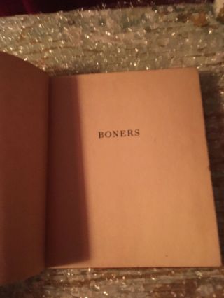 Vintage Book Illustrated By Dr Seuss “Boners” First Edition Fifth Printing 1931 3