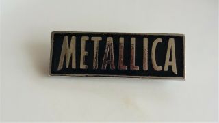Metallica Vintage Enamel Pin Badge From The 1980 