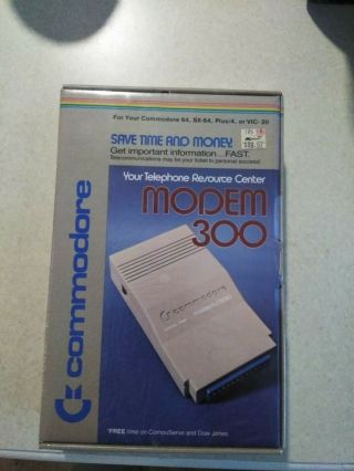 Commodore Modem 300 For C - 64 Factory