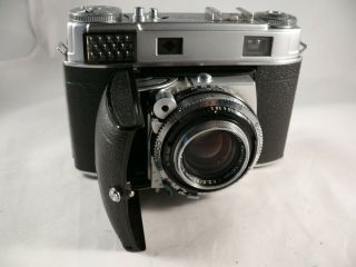 Kodak Retina Iiic Camera Schneider - Kreuznach Retina - Xenon 50mm 1.  2 Lens & Case