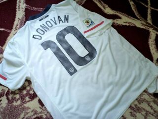 Jersey US Landon Donovan nike USA 2010 world cup fifa shirt XL soccer USMNT vtg 8