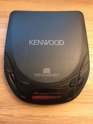 Vintage Kenwood Dp - 451 - Portable Compact Disc Cd Player Walkman