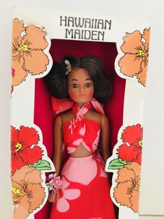 Vtg Hawaiian Maiden Fashion Doll Hawaii 