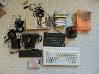 Sinclair Zx Spectrum 48k,  Interface 1,  2 Microdrives,  Joystick,