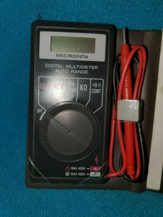 Vintage Micronta LCD Digital Autoranging Pocket Multimeter 22 - 171A 3