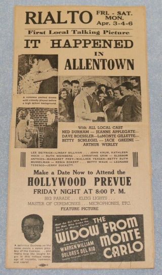 Vintage Allentown Pa 1930 