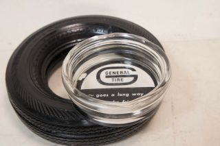 Vintage Rubber Tire Ashtray General Tire Advertising 7