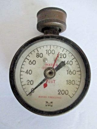 Vintage Water Pressure Gauge