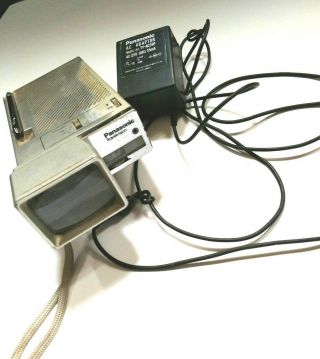 Vintage 1981 Model: Tr - 1010p,  Panasonic Mini Portable Television Japan