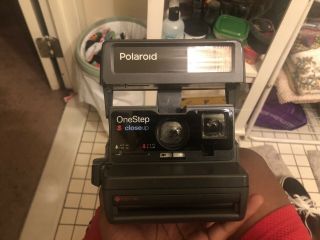 Polaroid One Step Close Up Instant Camera With Strap 600 Film & 2