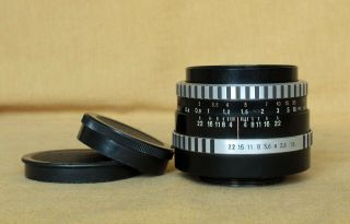 Pancolar 50/1.  8 50mm Electric Carl Zeiss Lens Praktica M42 Cla Zebra