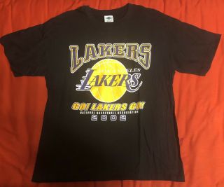 Vintage Los Angeles Lakers Championship Shirt Mens Sz Xl